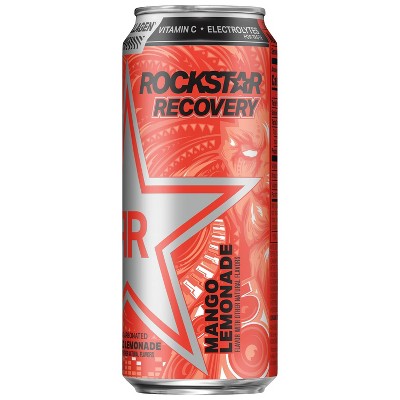 Rockstar Recovery Mango Lemonade Energy Drink - 16 fl oz can