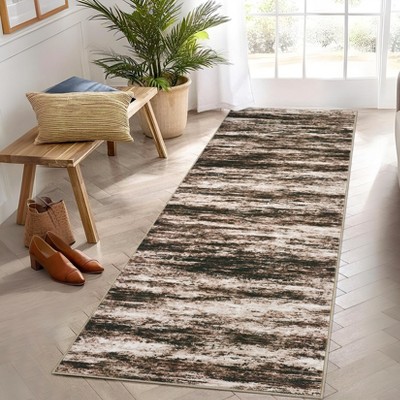 coucheta Washable Area Rug for Living Room, Multi-size Modern Abstract Soft Stain-Resistant Non Slip Low-Pile Folding Carpet, for Bedroom, Dining