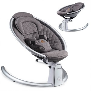 TopComfy Infant Seats Automatic Baby Bouncer Infant Baby Swing Enabled Automatic Baby Rocker Baby Chair for Baby Newborns, Gray, 20.87"*7.28"*28.35" - 1 of 4