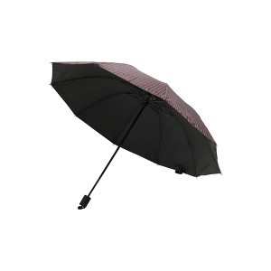 Unique Bargains Outdoor Umbrella 10-rib Striped Sun Protection Impact Cloth Vinyl 42.52"x29.13" 1 Pcs - 1 of 4