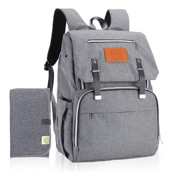 KeaBabies Explorer Diaper Bag Backpack, Large, Waterproof Baby Diaper Bags for Girl, Boy with Changing Pad