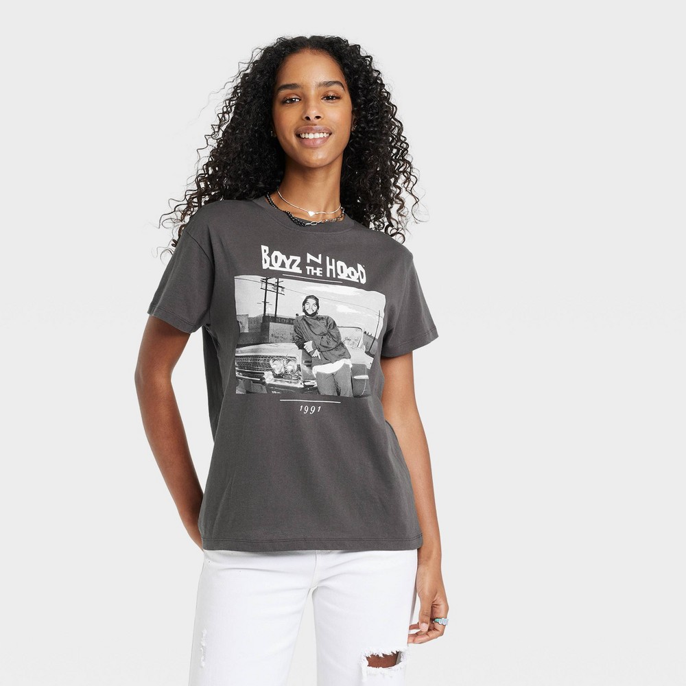 Women's Boyz N The Hood Short Sleeve Graphic T-Shirt - Charcoal Gray M