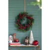 Dexmalle Cream Glass Christmas Cone Tree Decoration - 3 of 4