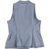 Michael Kors Womens Solid Button Front Halter Blouse Top - 2 of 2