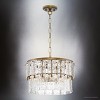 Urban Ambiance Luxury Glam Indoor Pendant,  15-1/8''H x 17"W x 17''D,  Gold Ombre Finish, UHP4955 - 4 of 4