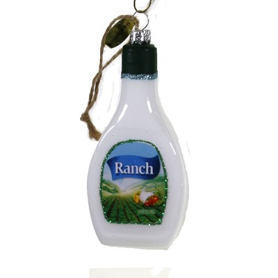 Holiday Ornament 4.5" Ranch Salad Dressing Ornament Vegetable Dip  -  Tree Ornaments