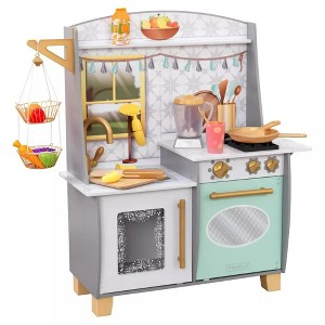 KidKraft Smoothie Fun Wooden Play Kitchen with 22 Accessories - 1 of 3