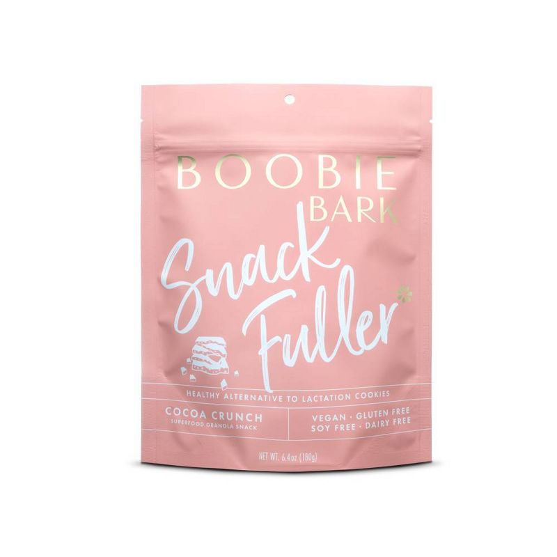 Boobie Bark Superfood Granola Vegan Snack Cocoa Crunch - 6.4oz 1 Bag, 1 of 5