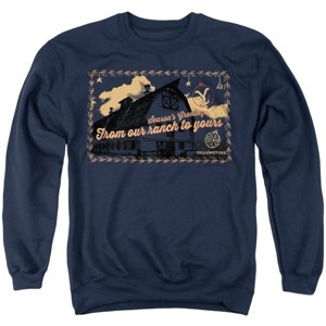 Men's Yellowstone Christmas, Season Greetings From The Yellowstone Crewneck Sweatshirt - 1 of 4