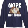 Boys' - Pokémon - Slaking Nope Not Today Long Sleeve Graphic T-Shirt - 2 of 4