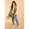 Design Imports Cozy Plaid Scarf - Green - 3 of 4