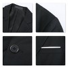 Cloudstyle Men's Slim Fit Blazer 2 Button Business Casual Suit Jacket Formal Coat - 4 of 4