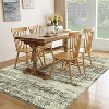 Washable Runner Rug Runner Vintage Rug Non Slip Kitchen Rugs Floral Oriental Low Pile Entryway Rug Soft Rugs Stain Resistant Carpet - 2 of 4