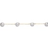 Guili 14K Gold Plated Freshwater Pearl Station Bracelet in Sterling Silver for a Simple Classic and Graceful Jewelry Accent, Elegant Design - 3 of 3