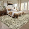 Vintage Area Rug Oriental Distressed Floor Mats with Non-Slip Backing - 4 of 4