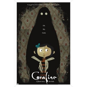 Trends International Coraline - Ghost Story One Sheet Framed Wall Poster Prints - 1 of 4