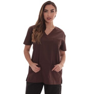 Just Love Solid Scrub Top for Women with Pockets and V-Neck - Comfortable and Professional Medical Uniform - 1 of 3
