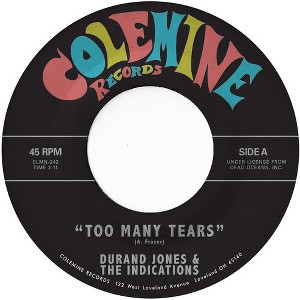Durand Jones & The Indications - Too Many Tears / Cruisin' to the Parque (vinyl 7 inch single) - 1 of 1
