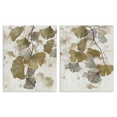 Stupell Industries Rustic Gingko Leaves, 16" x 20"