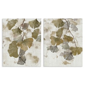 Stupell Industries Rustic Gingko Leaves, 16" x 20" - 1 of 4