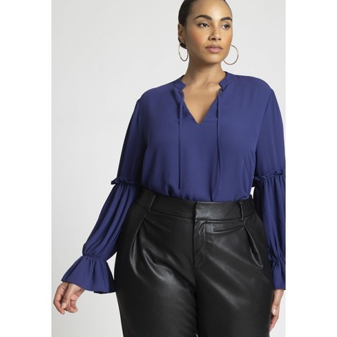 Target cheap ruffle blouse