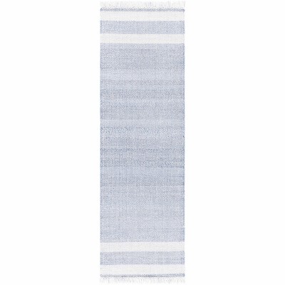 Hauteloom Loic Silver Blue Area Rug
