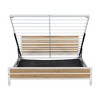 NicBex Queen Size Hydraulic Platform Bed Modern Metal Bed Frame with Headboard and Bottom Storage Space for Bedroom, No Box Spring Required - 3 of 4