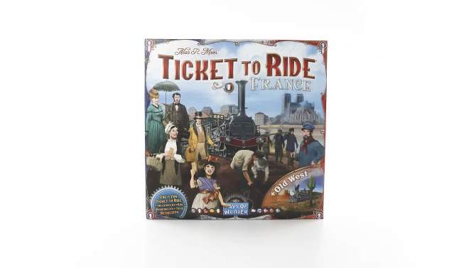 Ticket to Ride: France/Old West Map 6 Board Game, 2 of 8, play video