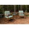 Casual Cushion Solid Sunbrella Fabric 1-Piece Indoor/Outdoor Club Chair Cushion, 22"W x 44"L - 2 of 4