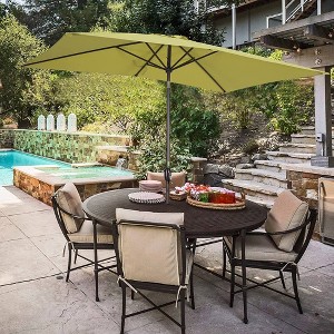 LOVMOR Rectangular Patio Umbrella 6.5 ft. x 10 ft. with Tilt - 1 of 4