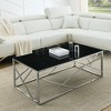 NicBex Modern 48" Rectangle Coffee Table with Geometric Metal Frame for Living Room and Bedroom - 2 of 4