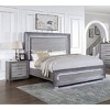 NicBex Nightstand with 3 Drawers,1pc Side Table with Wood Frame,Bedside Table for Bedroom,Living Room - 2 of 4