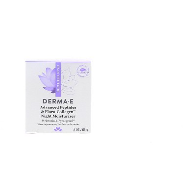 Derma-E Advanced Peptides & Flora-Collagen Night Moisturizer, 2 oz