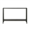 46' 2-Shelf Console Table in Black - Henn&Hart - 2 of 4