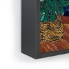 Lara Lee Meintjes Ginger Cat in Peacock Chair with Indoor Jungle of House Plants Interior Painting Framed Mini Art Print - Society6 - 3 of 3
