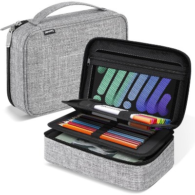 Fmeida Big Capacity Storage Pouch Marker Pen Pencil Case Simple Stationery Bag Box Art Tool & Sketch Storage Boxes
