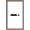 PosterPalooza | Ornate Gold Picture Frame - UV Acrylic, Foam Board Backing, Hanging Hardware - 2 of 4
