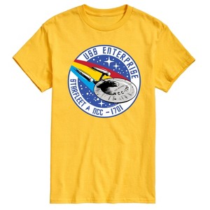 Men's - Star Trek - Enterprise Mission Patch Short Sleeve Graphic T-Shirt - 1 of 4