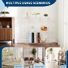 3-Tier Acrylic Ladder Bookshelf – Clear Wall Mounted Bookcase, Space-Saving Floating Shelf for Small Spaces, Living Room, Bedroom, Bathroom, Office - 4 of 4