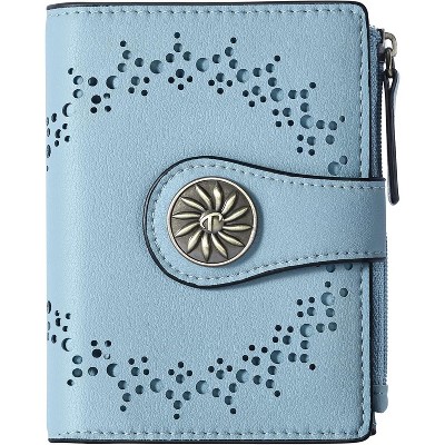 BEAFUP Women's Wallets,Small Wallet for Women Bifold RFID Blocking Card Holder Leather Wallets with Zipper Coin Pocket