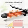 Nicebay Curling Iron, 1 Inch Hair Curler with Ceramic Coating, Professional Curling Wand, Fast Heating up to 430°F, Temperature LED Display - 2 of 4