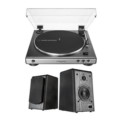 Audio-Technica AT-LP60X Belt-Drive Stereo Turntable with Monitor Speaker