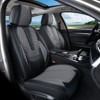 Coverado Car Seat Covers, Front and Rear Waterproof Faux Leather Auto Seat Protectors with Lumbar Support - 2 of 4