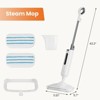 JANSNO Lightweight Steam Mop with 2 Washable Pad for Hardwood, Tile, Laminate Floors and Carpet - 3 of 4