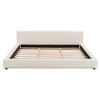 KWPZQEB Full/Queen/King Size Faux Leather Bed Frame with Upholstered Headboard, Bedroom Soft Bed with Wooden Slats Support, Easy Assembly, Noise Free - 4 of 4