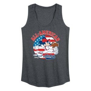 Women's - Disney - Americana Graphic Racerback Tank - 1 of 4