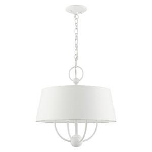 Livex Lighting Ridgecrest 4 - Light Pendant in  White - 1 of 1