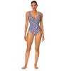 Women's Shibori Geo Underwire Panel One Piece Swimsuit - 3 of 4