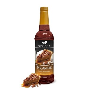 Syruvia Pecan Pie Syrup - 25.4 fl oz. Premium Flavoring Syrup For Coffee - 1 of 4