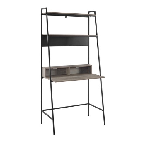 Urban Industrial Metal And Wood Ladder Desk Saracina Home Target